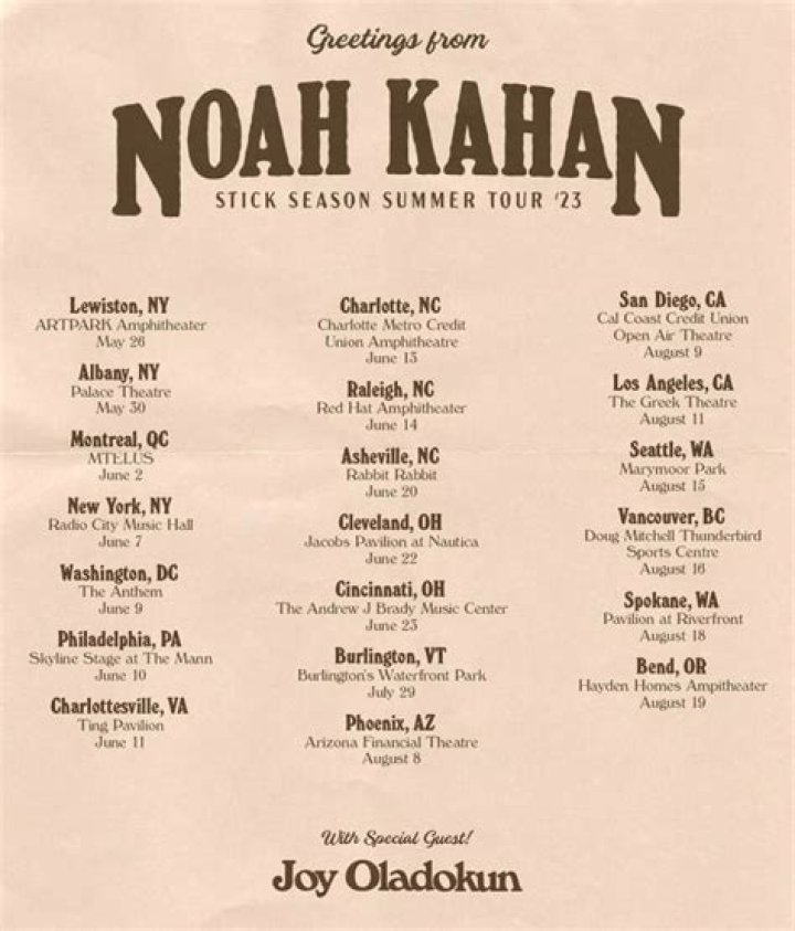 The Influence Of Noah Kahan's Parents On His Musical Journey